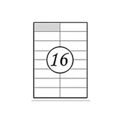 Etykieta samoprzylepna (16) 105/37mm Etykieta samoprzylepna (16) 105/37mm